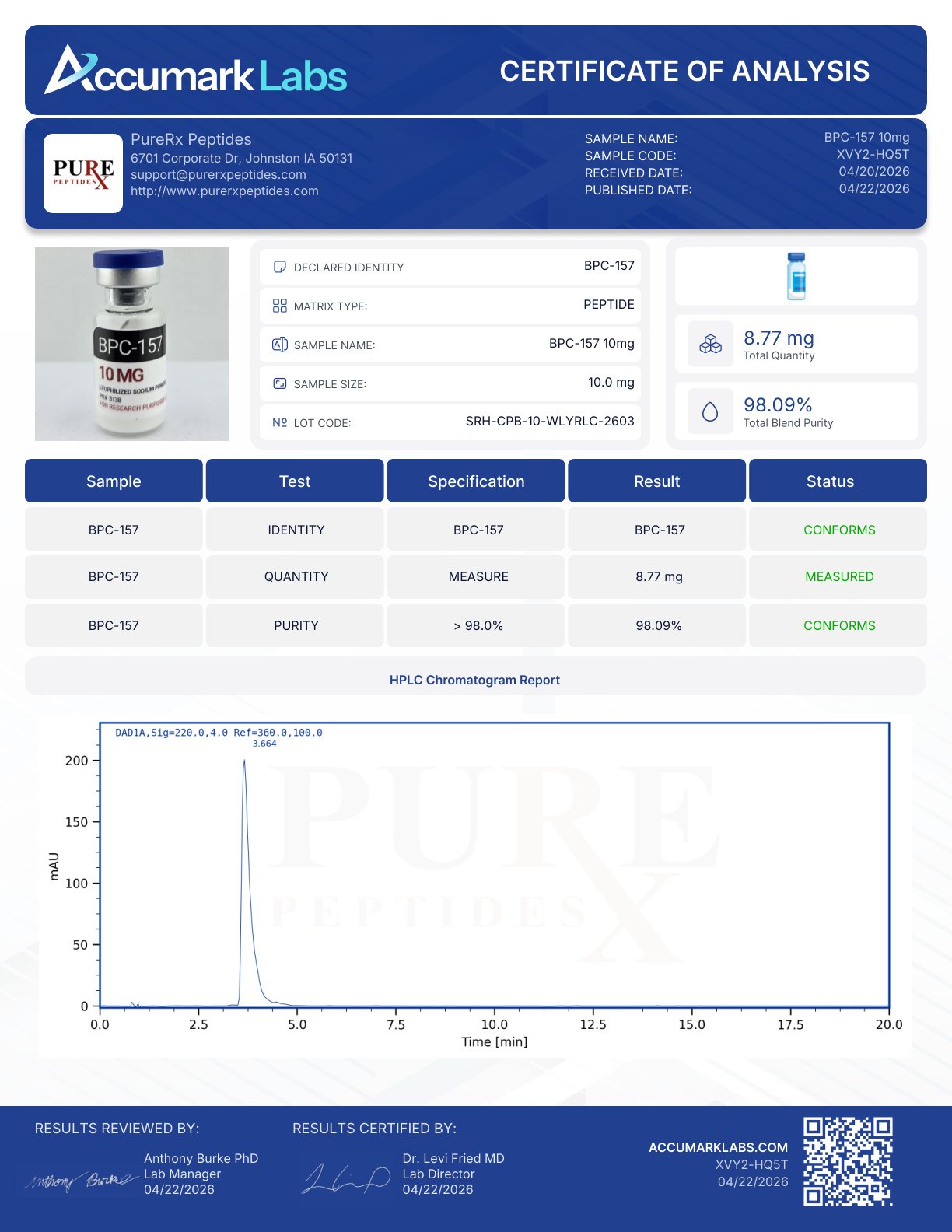 BPC-157 10MG BPC-157 10MG