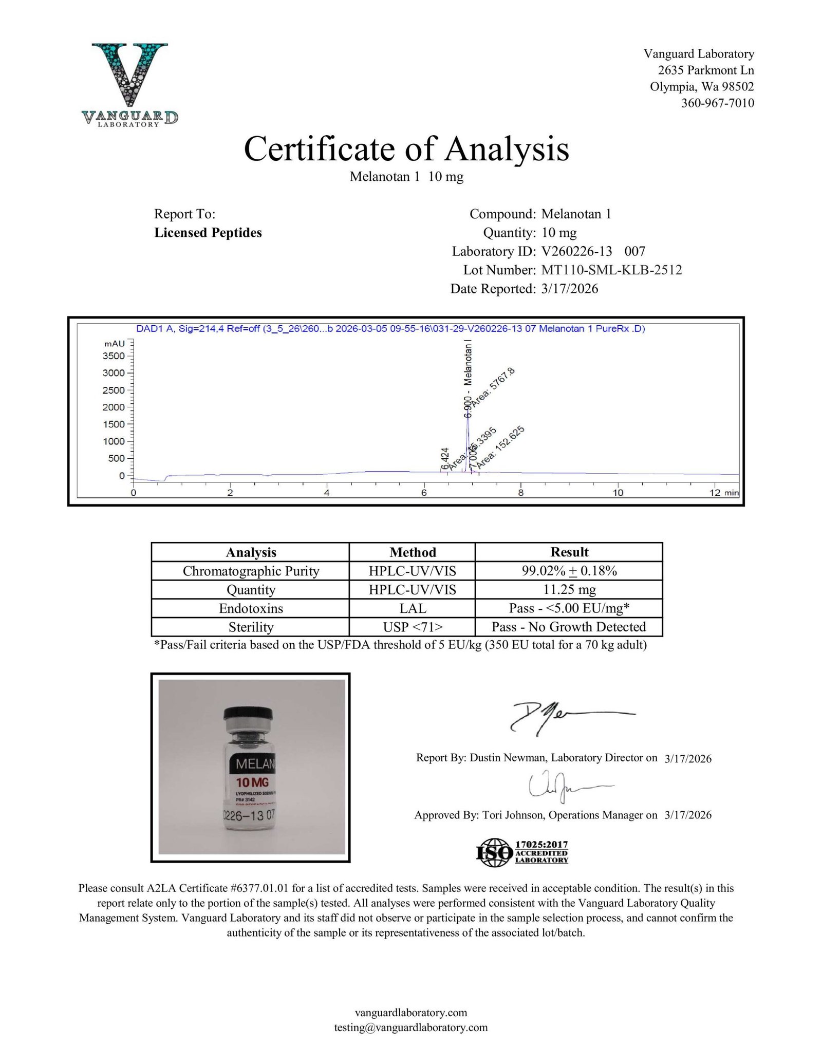 MELANOTAN-1 10MG