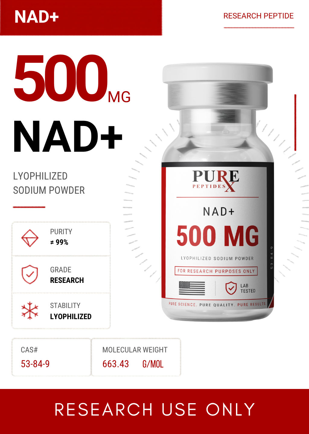 NAD+ 500MG