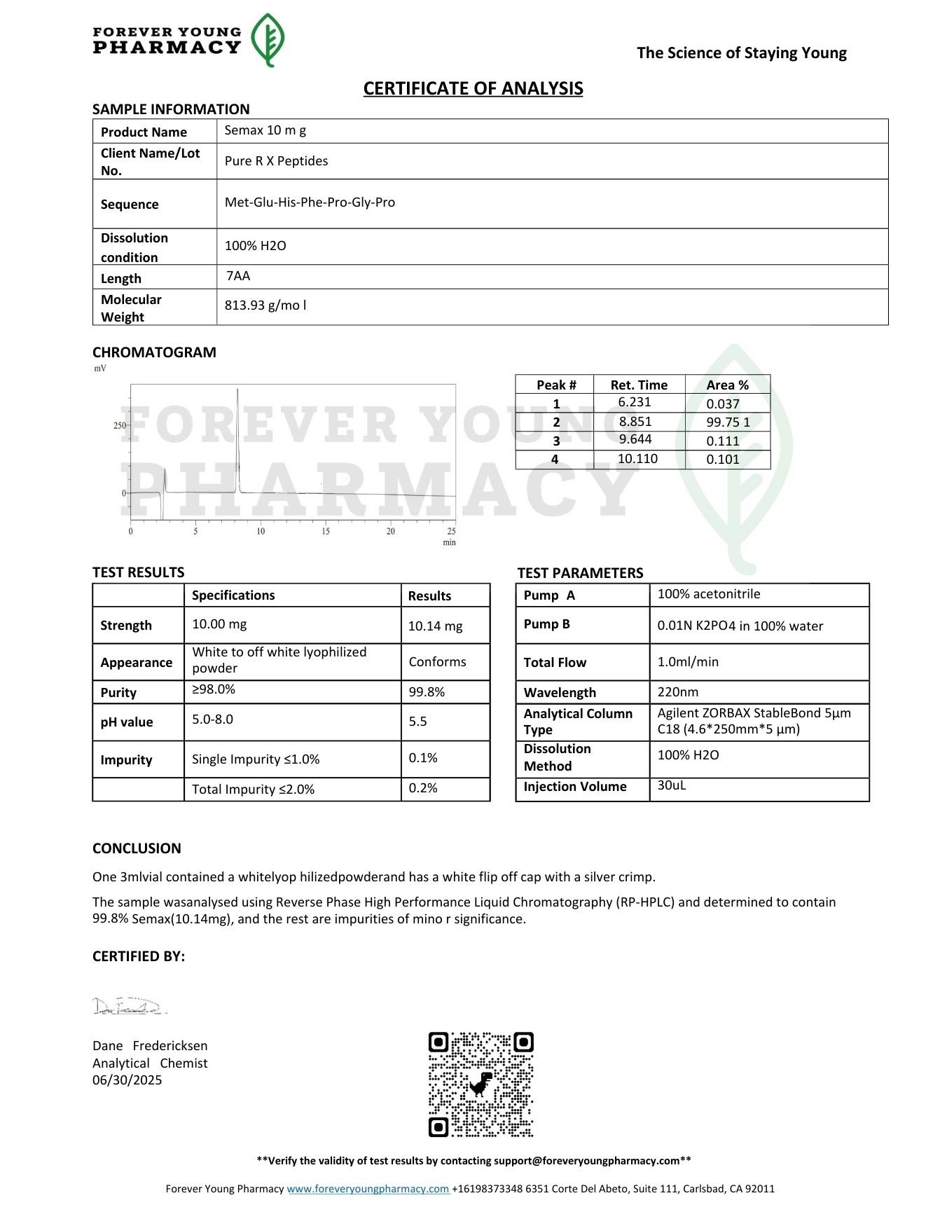 SEMAX 10MG